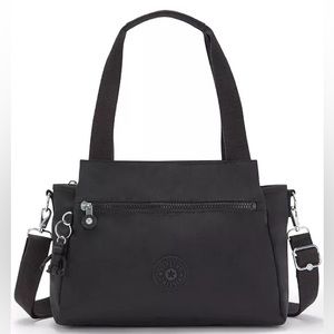 KIPLING NWOT Elysia Shoulder Bag/Satchel, Black, Item# HB6938